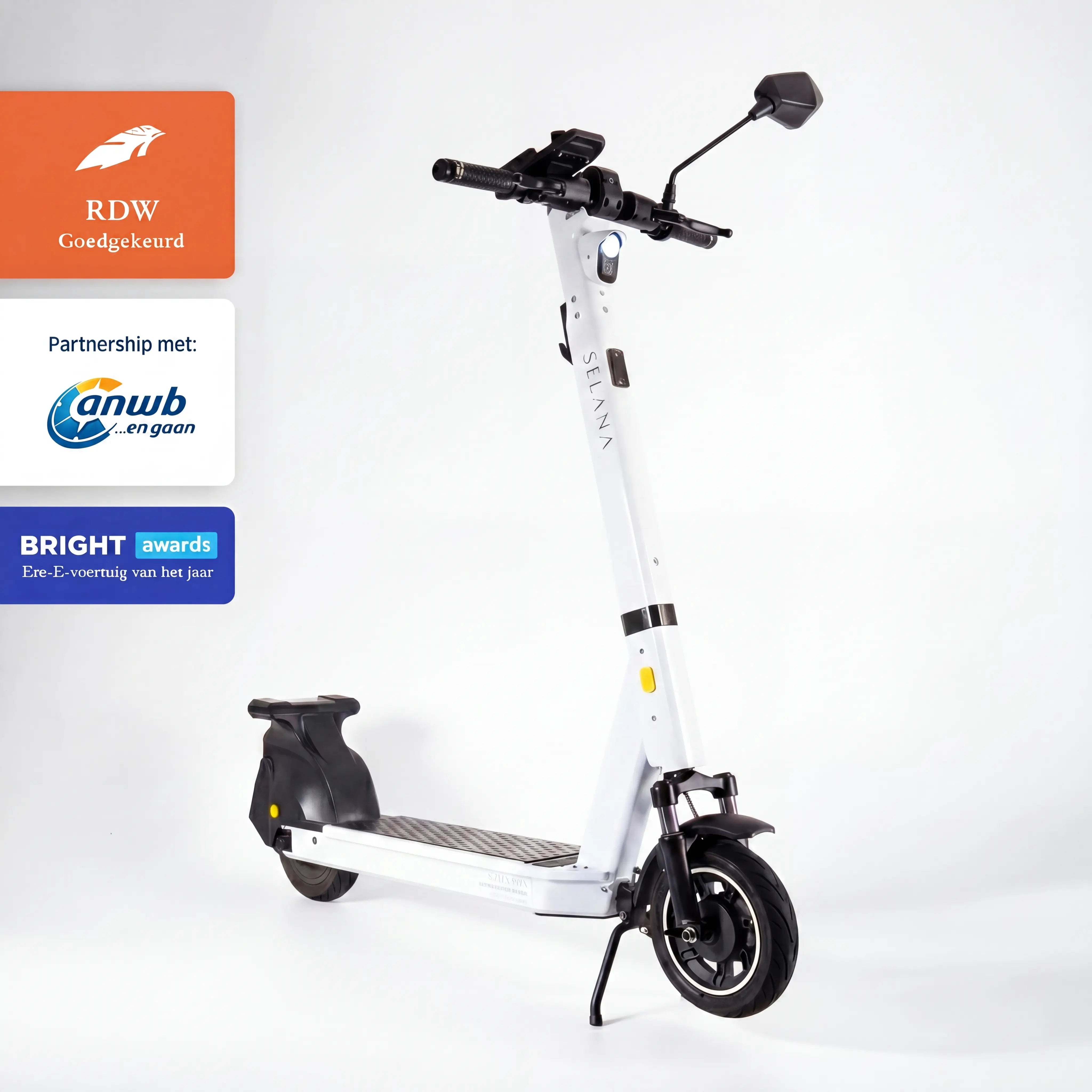 SELANA Alpha – De enige legale e-step van Nederland - Moonlight White